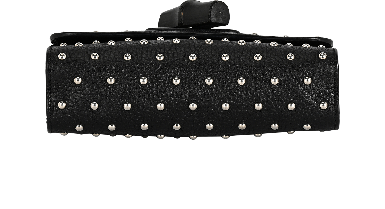 Miss Bamboo Tassel Crossbody, &pound;420, Handbags, Black, Leather, Top view